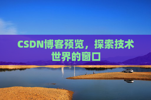 CSDN博客预览,探索技术世界的窗口